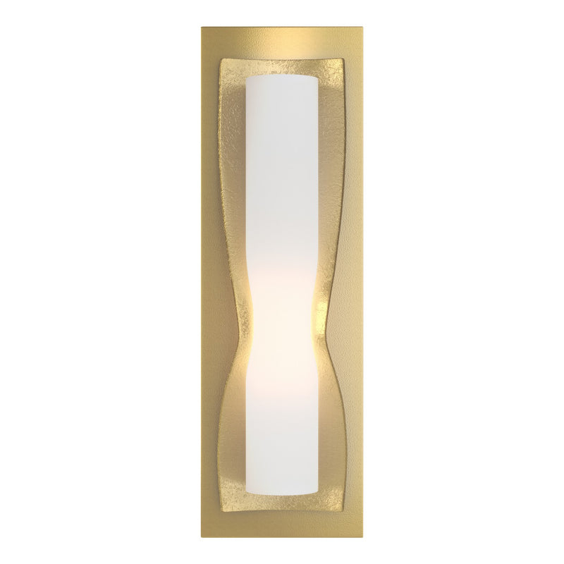 Hubbardton Forge 204790-SKT-86-GG0301 One Light Wall Sconce, Modern Brass