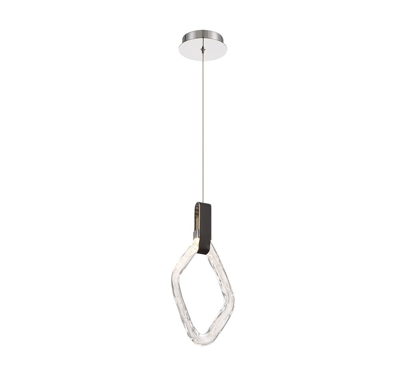 Lib & Co. 10101-01 LED Pendant, Chrome