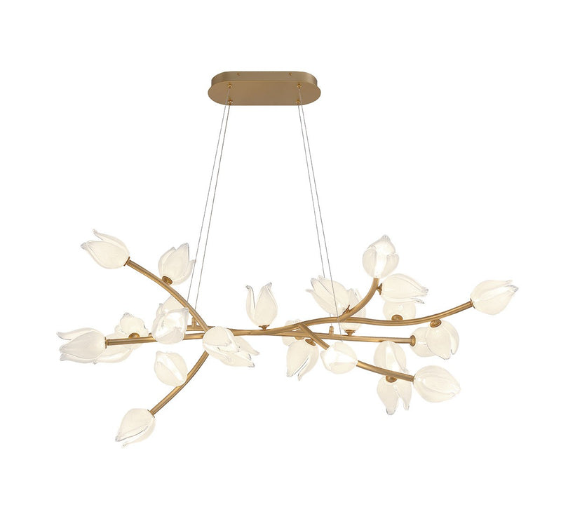 Lib & Co. 10115-03 LED Chandelier, Champagne Gold