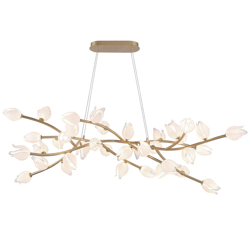Lib & Co. 10116-03 LED Chandelier, Champagne Gold