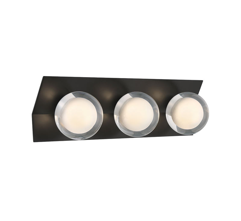Lib & Co. 10121-06 LED Wall Mount, Metallic Black