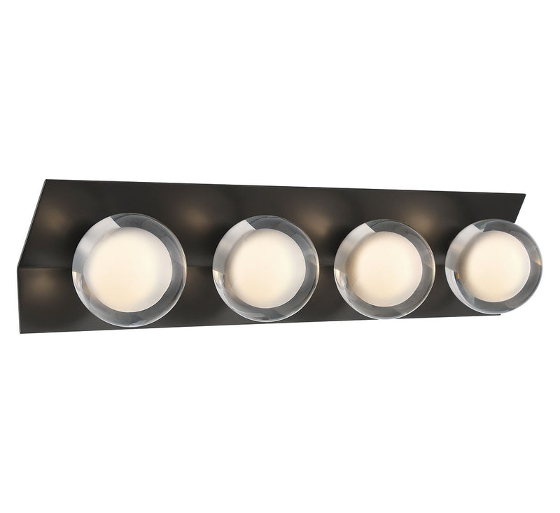 Lib & Co. 10122-06 LED Wall Mount, Metallic Black