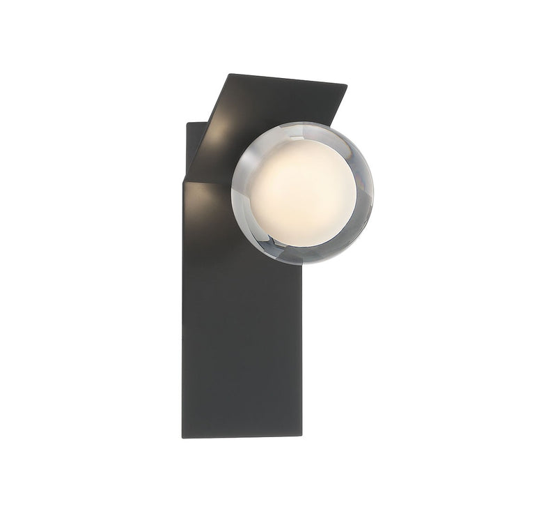 Lib & Co. 10123-06 LED Wall Mount, Metallic Black