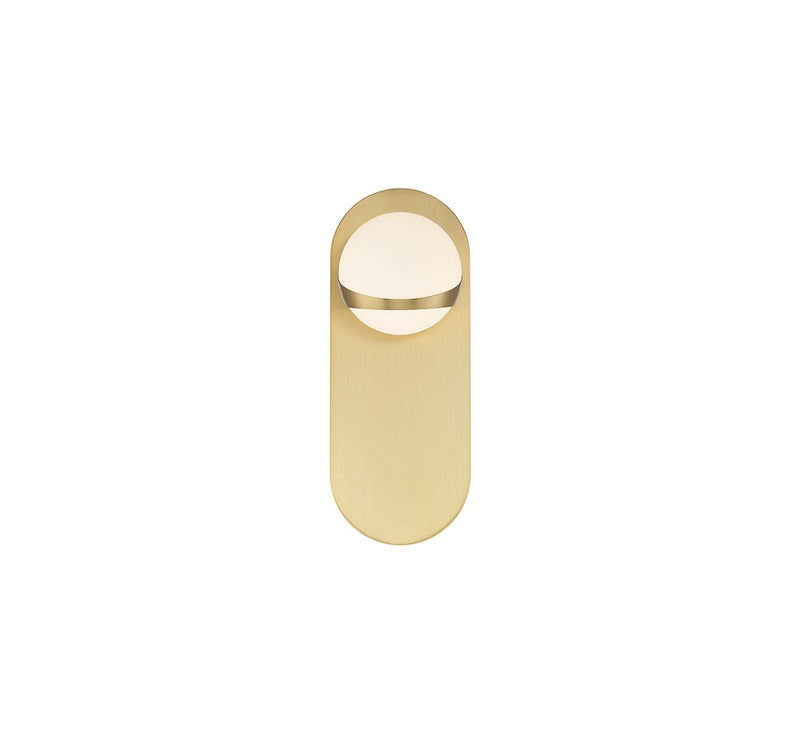 Lib & Co. 10133-07 LED Wall Mount, Plated Brushed Gold