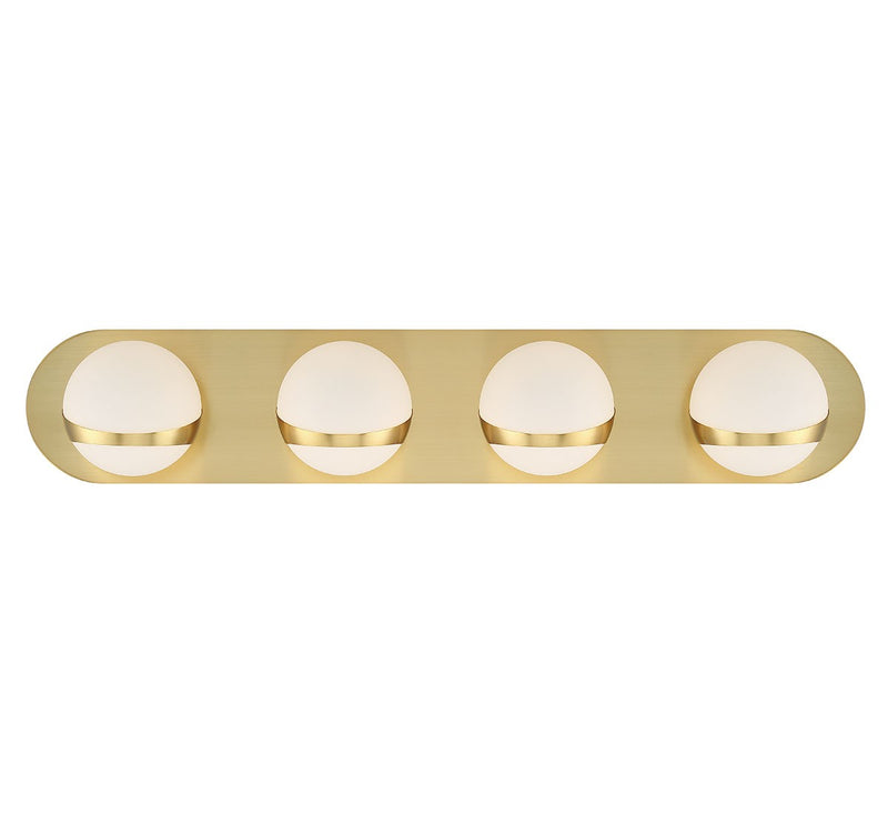 Lib & Co. 10135-07 LED Wall Mount, Plated Brushed Gold