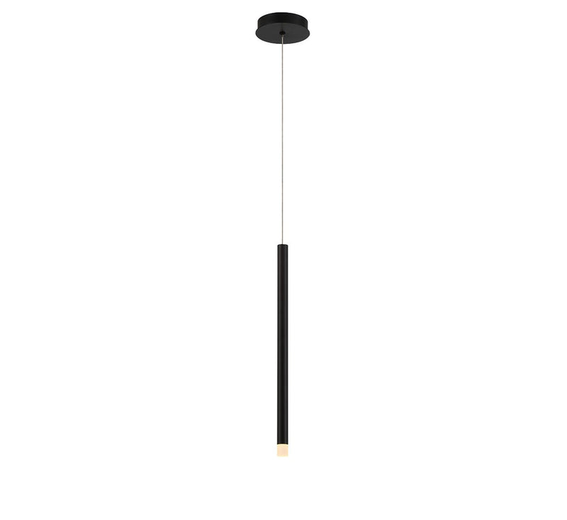 Lib & Co. 10141-02 LED Pendant, Matte Black