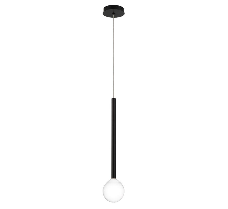 Lib & Co. 10142-02 LED Pendant, Matte Black