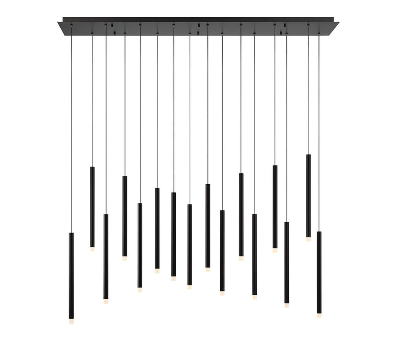 Lib & Co. 10151-02 LED Chandelier, Matte Black