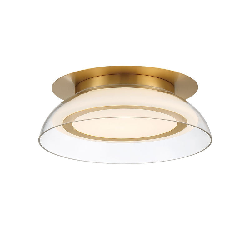 Lib & Co. 10155-07 LED Ceiling Mount, Plated Brushed Gold
