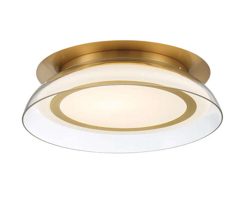 Lib & Co. 10156-07 LED Ceiling Mount, Plated Brushed Gold