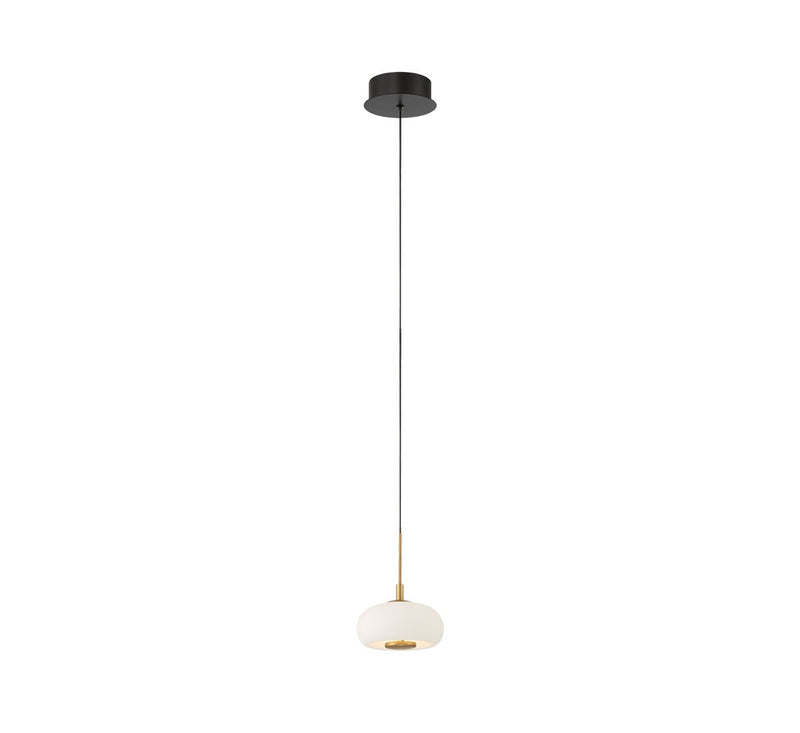 Lib & Co. 10193-02 LED Pendant, Matte Black