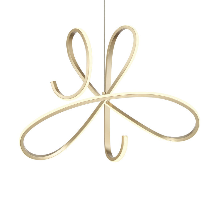 George Kovacs P5438-697-L LED Pendant, Soft Gold