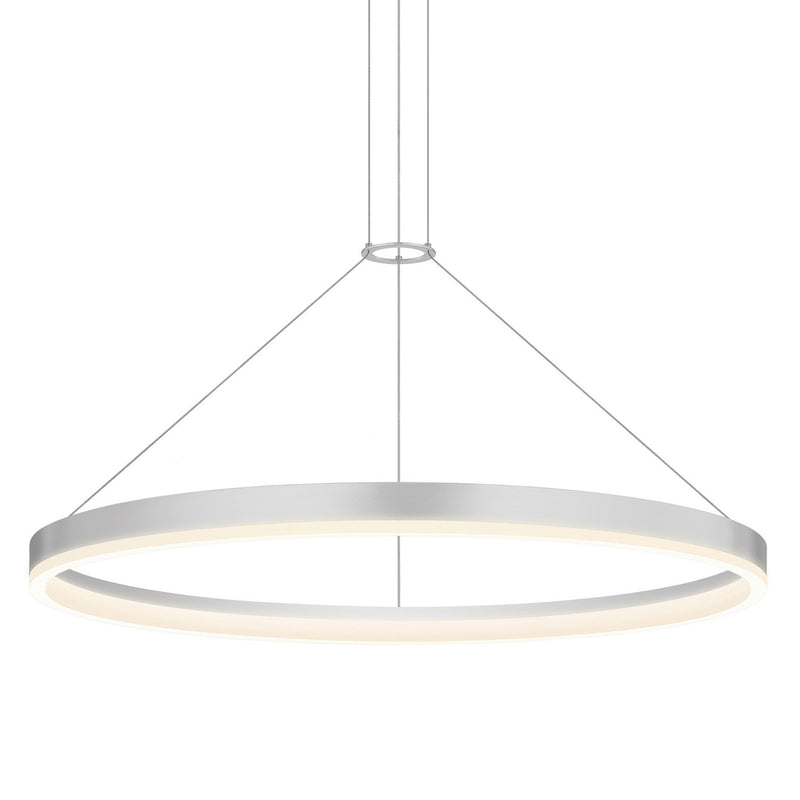 Sonneman 2317.16-35 LED Pendant, Bright Satin Aluminum