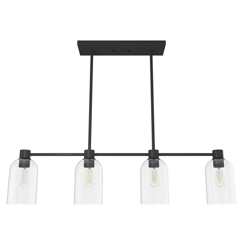Hunter 19720 Four Light Chandelier, Noble Bronze