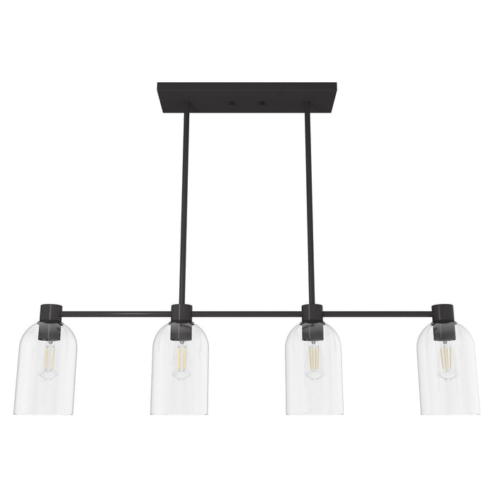 Hunter 19720 Four Light Chandelier, Noble Bronze