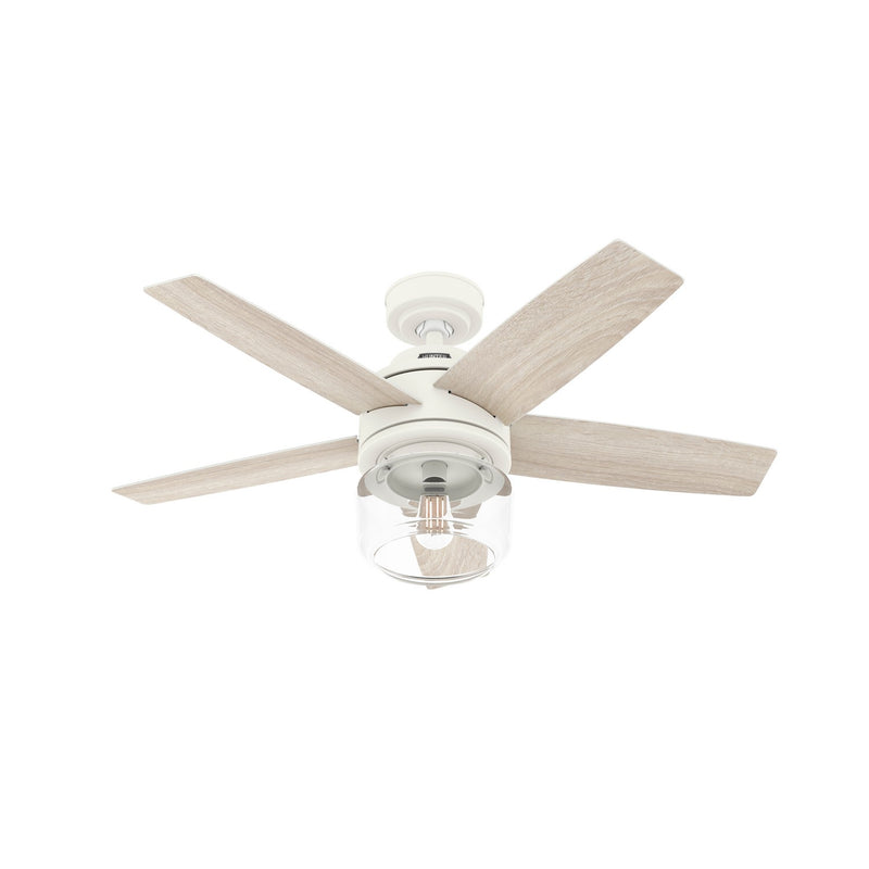 Hunter 52287 44" Ceiling Fan, Textured White