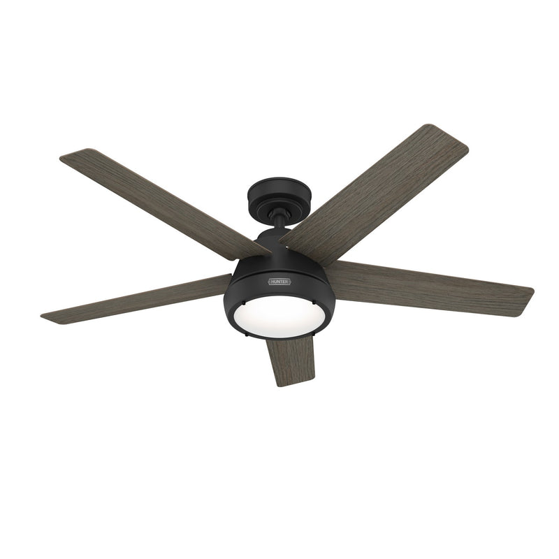 Hunter 52422 52" Ceiling Fan, Matte Black