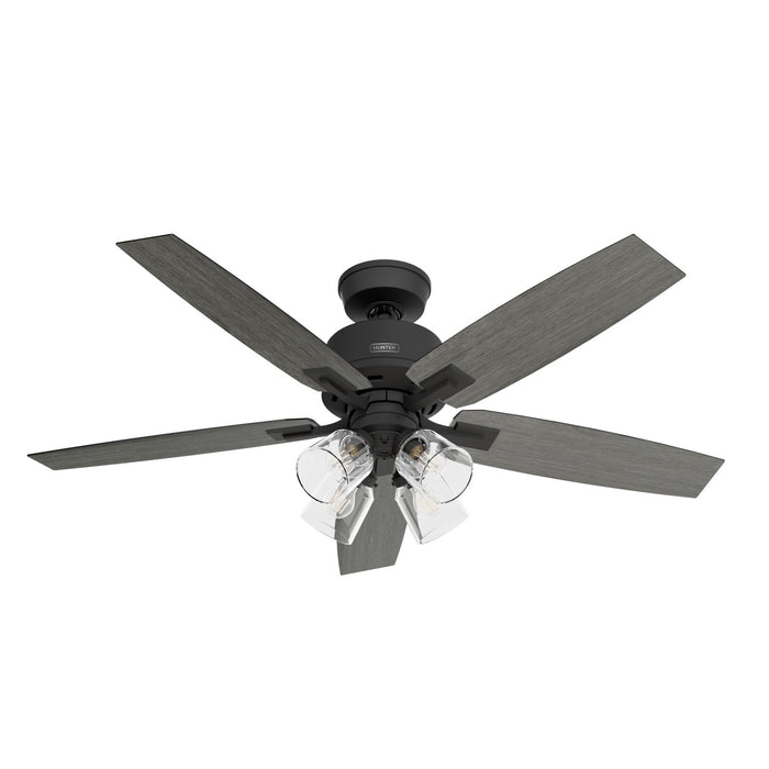 Hunter 52429 52" Ceiling Fan, Matte Black
