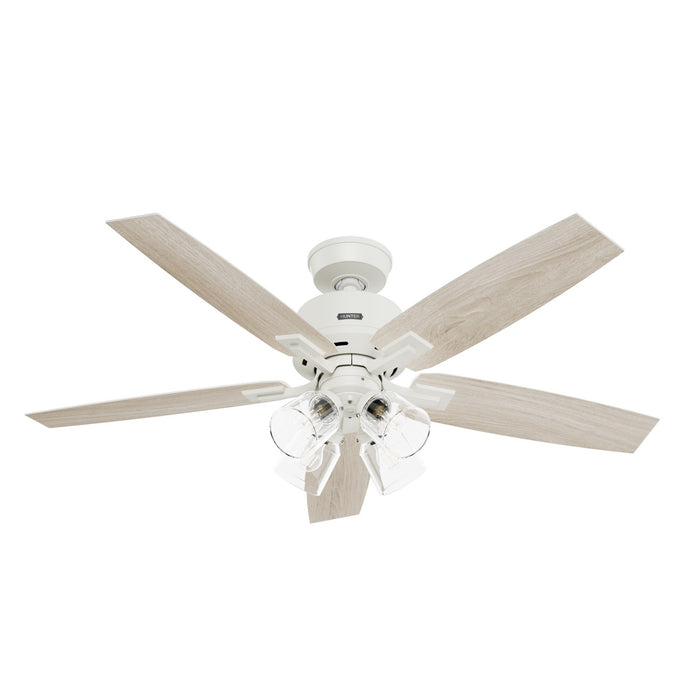 Hunter 52430 52" Ceiling Fan, Matte White