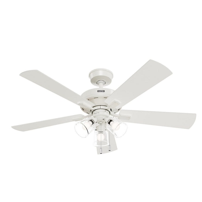 Hunter 52535 52" Ceiling Fan, Fresh White