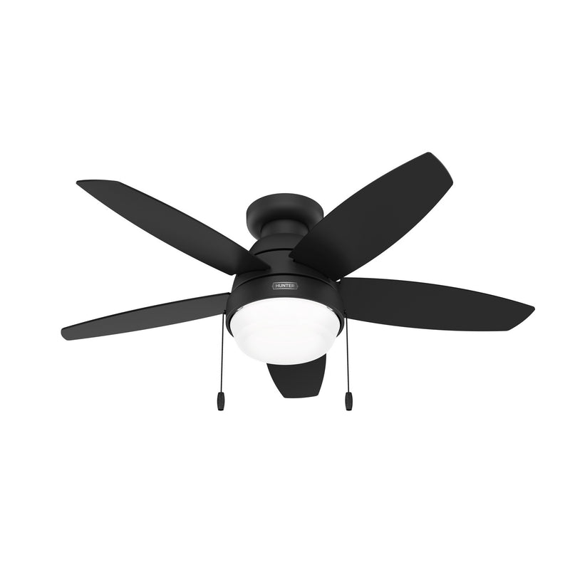 Hunter 52613 44" Ceiling Fan, Matte Black