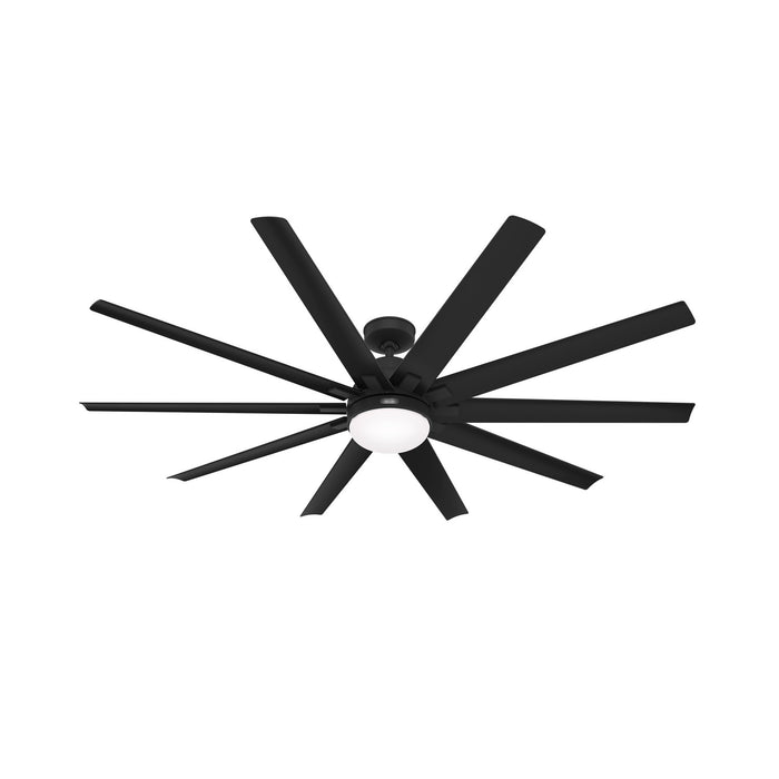 Hunter 52618 72" Ceiling Fan, Matte Black