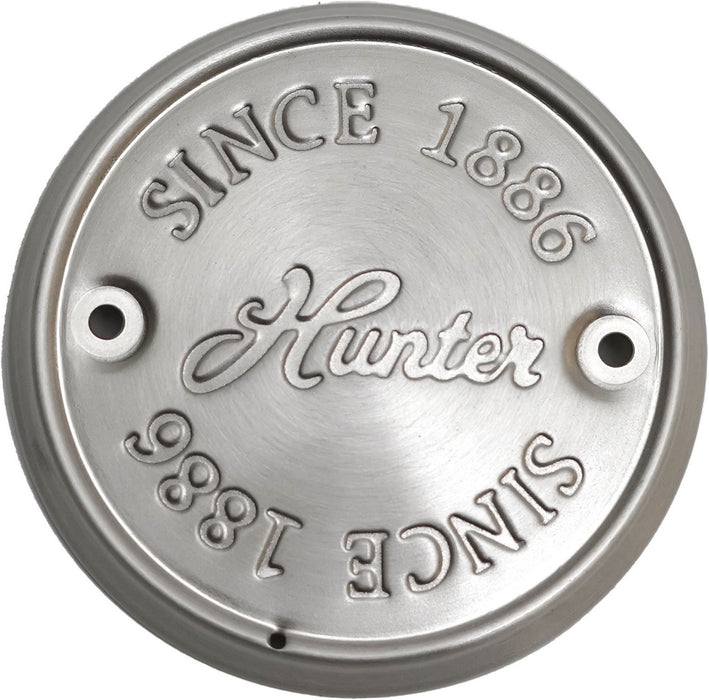 Hunter 99725 Light Cap, Brushed Nickel