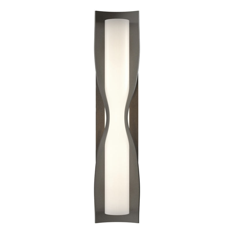 Hubbardton Forge 204795-SKT-07-GG0347 Four Light Wall Sconce, Dark Smoke