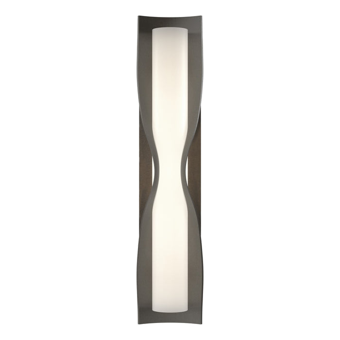 Hubbardton Forge 204795-SKT-07-GG0347 Four Light Wall Sconce, Dark Smoke