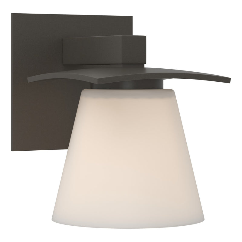 Hubbardton Forge 206601-SKT-07-GG0242 One Light Wall Sconce, Dark Smoke