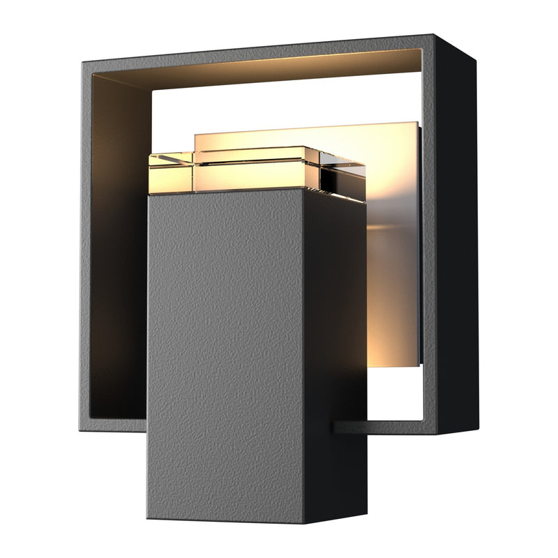 Hubbardton Forge 302601-SKT-80-78-ZM0546 One Light Outdoor Wall Sconce, Coastal Black