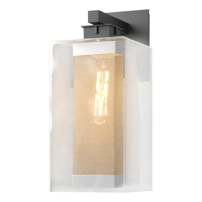 Hubbardton Forge 304854-SKT-80-72-ZM0707 One Light Outdoor Wall Sconce, Coastal Black