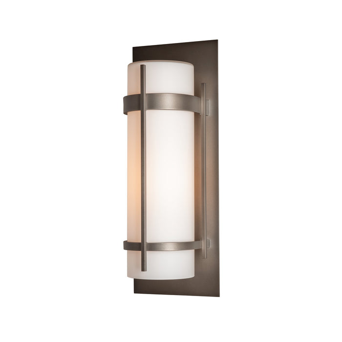 Hubbardton Forge 305894-SKT-77-GG0037 One Light Outdoor Wall Sconce, Coastal Dark Smoke