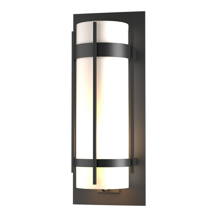 Hubbardton Forge 305895-SKT-80-GG0240 One Light Outdoor Wall Sconce, Coastal Black