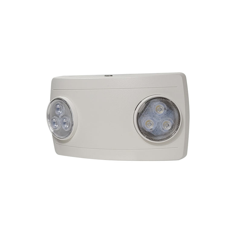 Nora Lighting NE-612LEDW Dual Head LED Emergency Light, White
