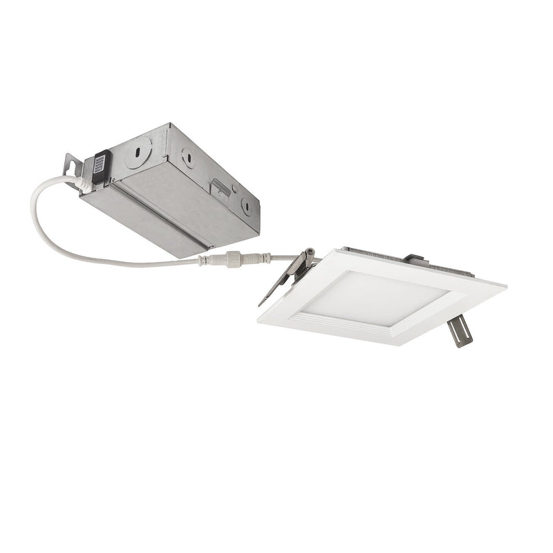 Nora Lighting NEFLINTW-S4MPW LED Downlight, Matte Powder White