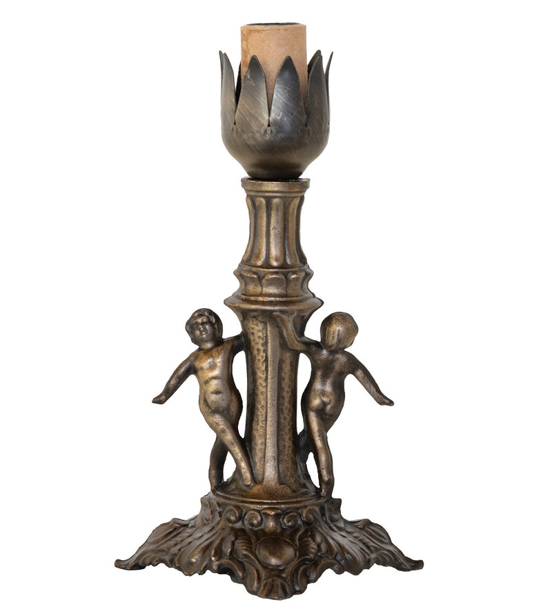 Meyda Tiffany 10184 One Light Mini Lamp, Antique Brass