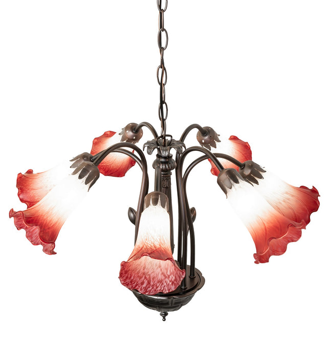 Meyda Tiffany 12243 Seven Light Chandelier, Mahogany Bronze