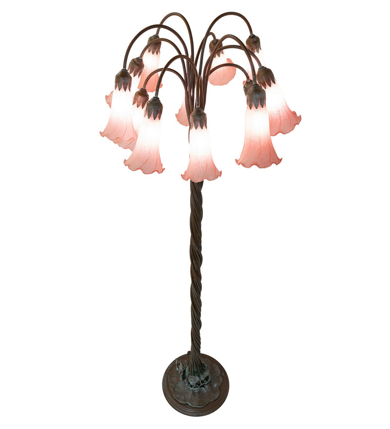 Meyda Tiffany 18255 12 Light Floor Lamp, Bronze