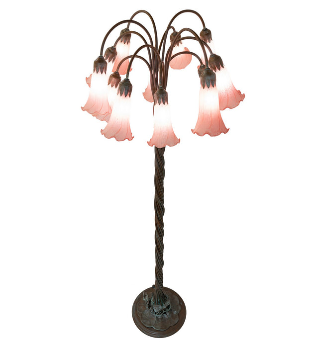 Meyda Tiffany 18255 12 Light Floor Lamp, Bronze