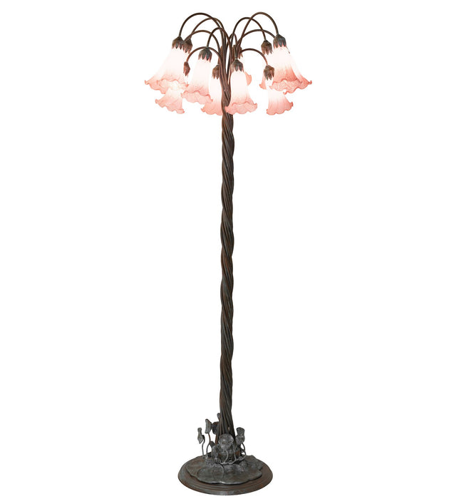 Meyda Tiffany 18255 12 Light Floor Lamp, Bronze