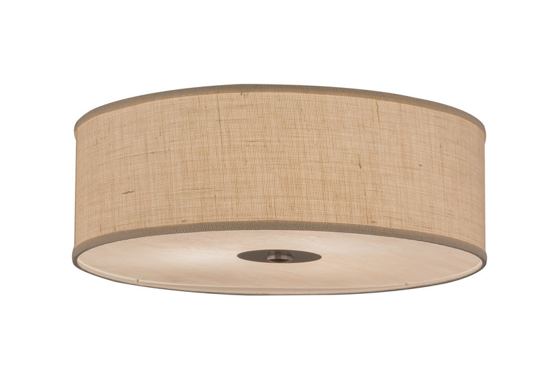 Meyda Tiffany 246920 Three Light Flushmount, Nickel