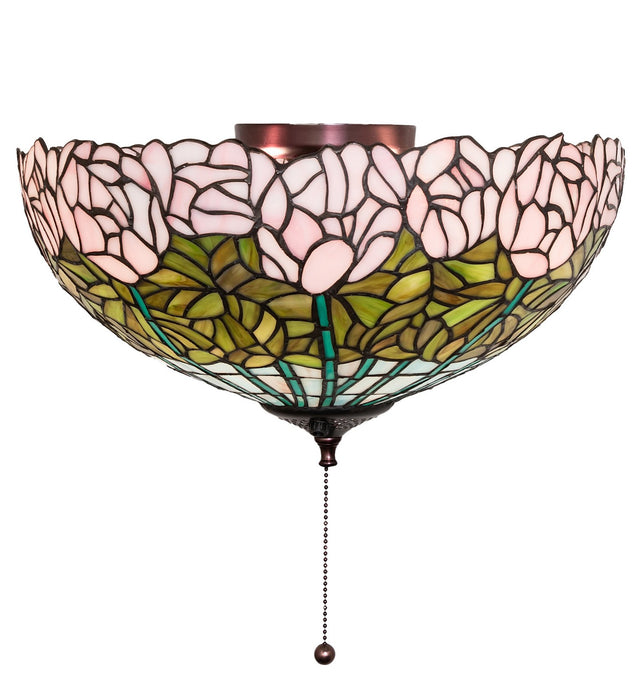 Meyda Tiffany 254436 Three Light Fan Light Fixture