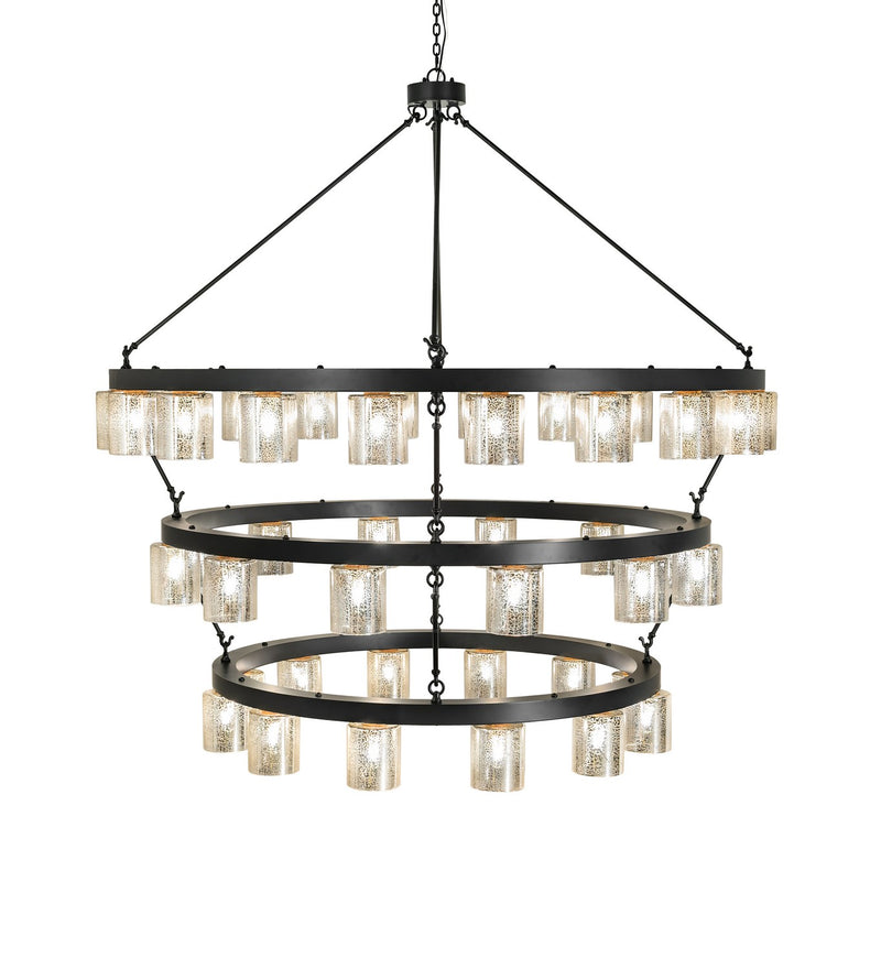 Meyda Tiffany 255211 LED Chandelier, Blackwash