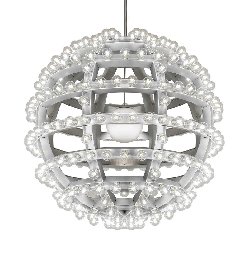 Meyda Tiffany 256168 LED Chandelier, Sparkle Silver