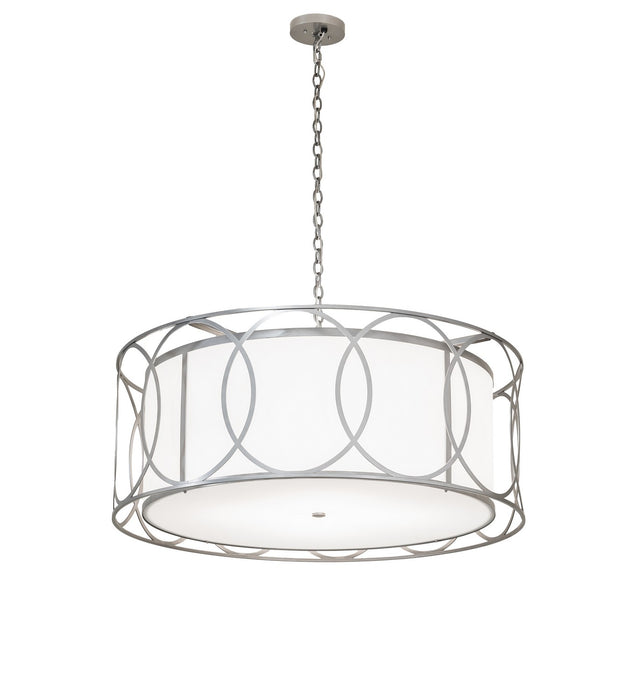 Meyda Tiffany 259236 Four Light Pendant, Nickel