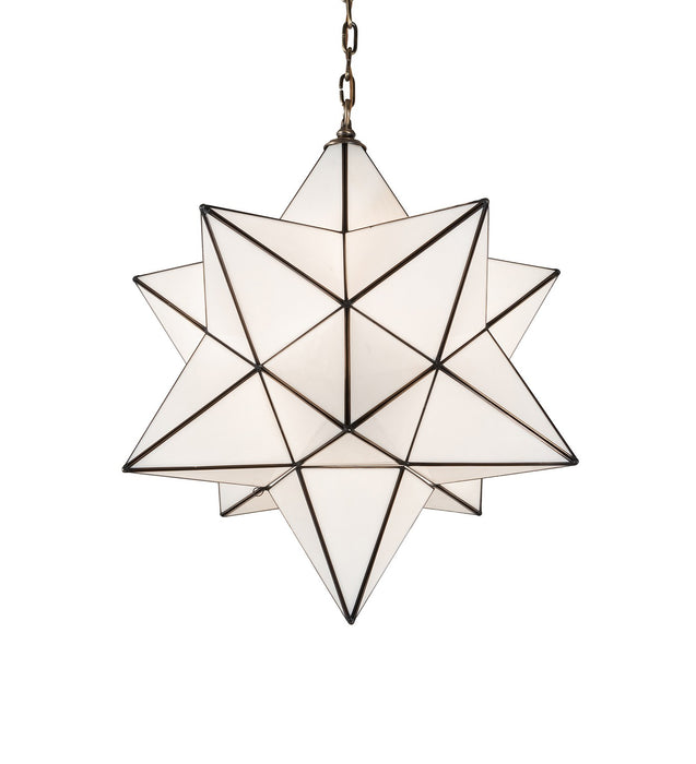 Meyda Tiffany 260247 One Light Pendant, Antique Brass