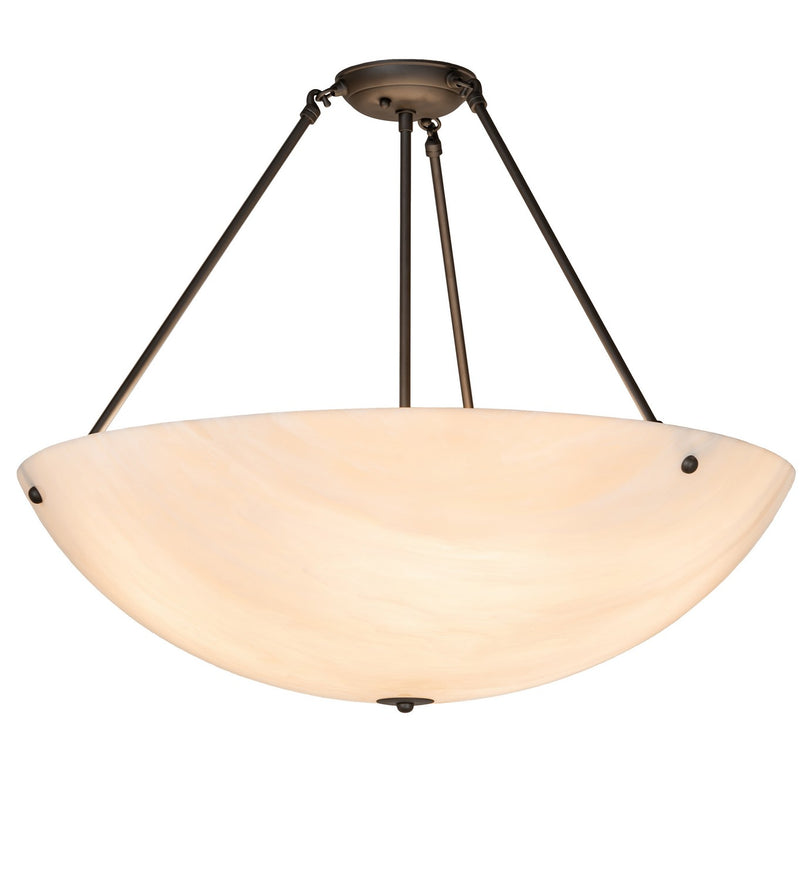 Meyda Tiffany 260411 Five Light Semi-Flushmount, Oil Rubbed Bronze