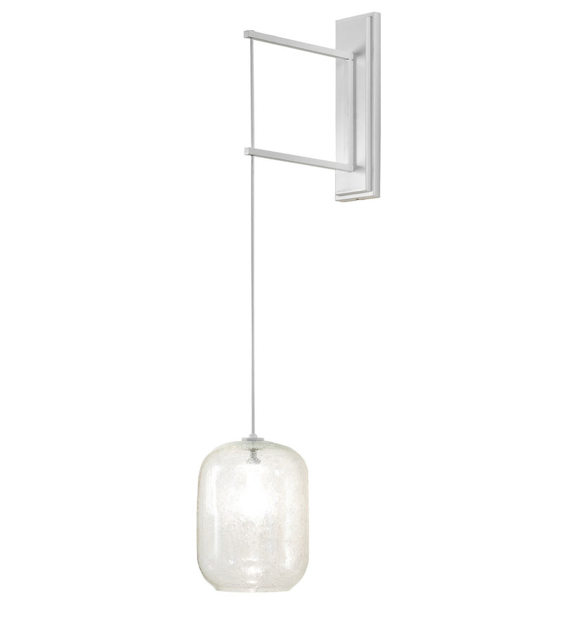 Meyda Tiffany 260447 LED Wall Sconce, Gloss White