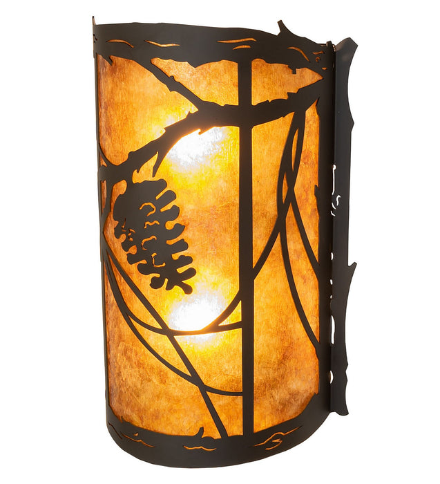 Meyda Tiffany 261021 Two Light Wall Sconce, Oil Rubbed Bronze
